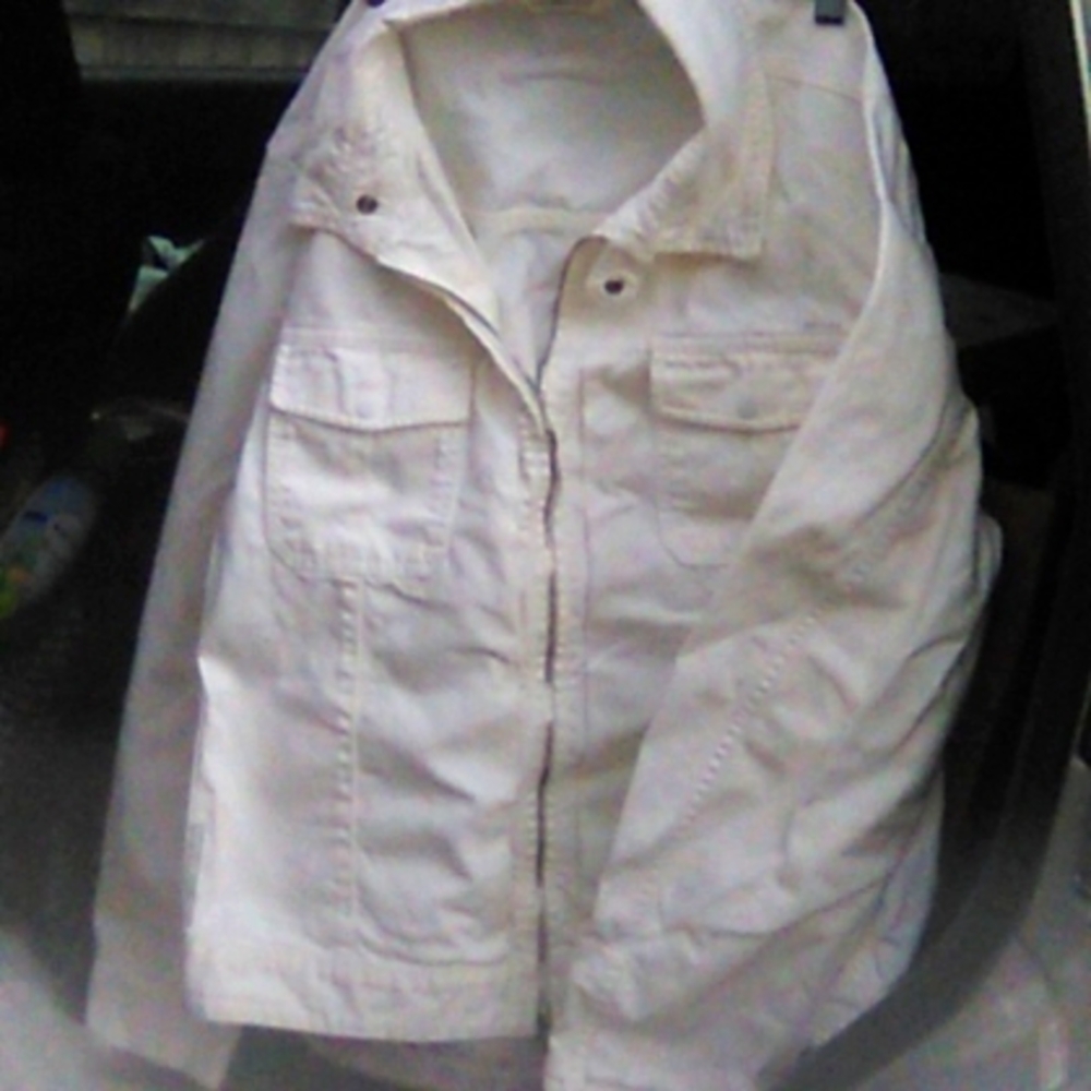 White jean Jacket